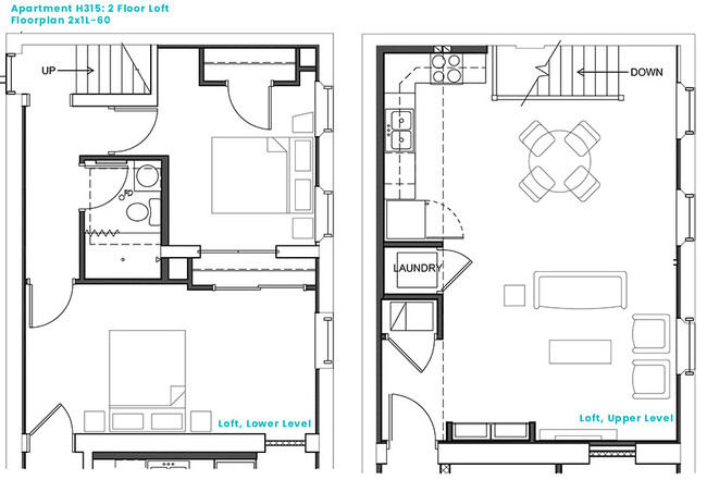 Floorplan - Valley House Flats 55 Year and Older