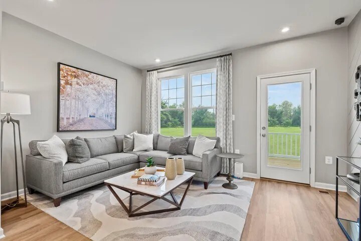 Model home living room - furnishings not included - 91 Anthem St