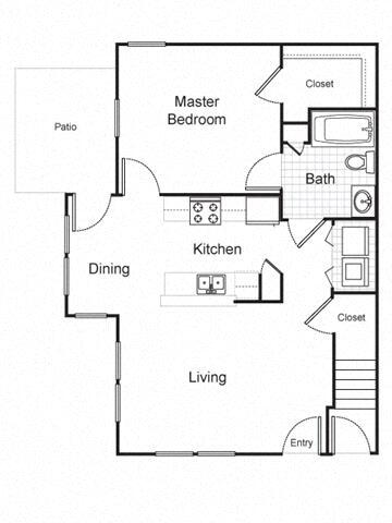 Floorplan - Matthew Henson Apartments