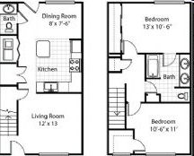 2BR/1.5BA - Madison Heights Apartments