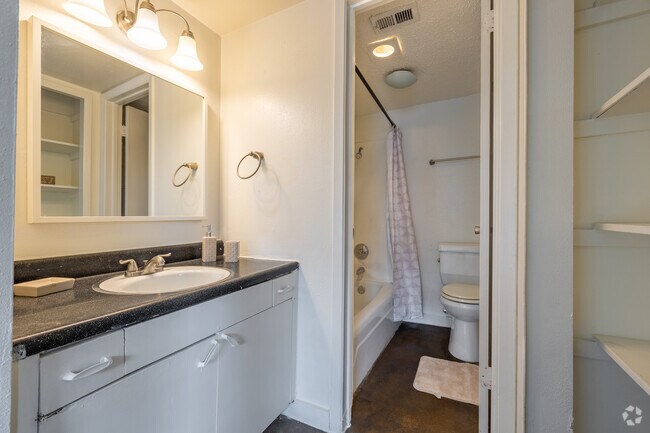 1BR, 1BA - 565SF - Bathroom - Vintage Pads