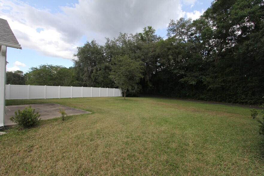 view to back yard - 37410 Picketts Mill Ave