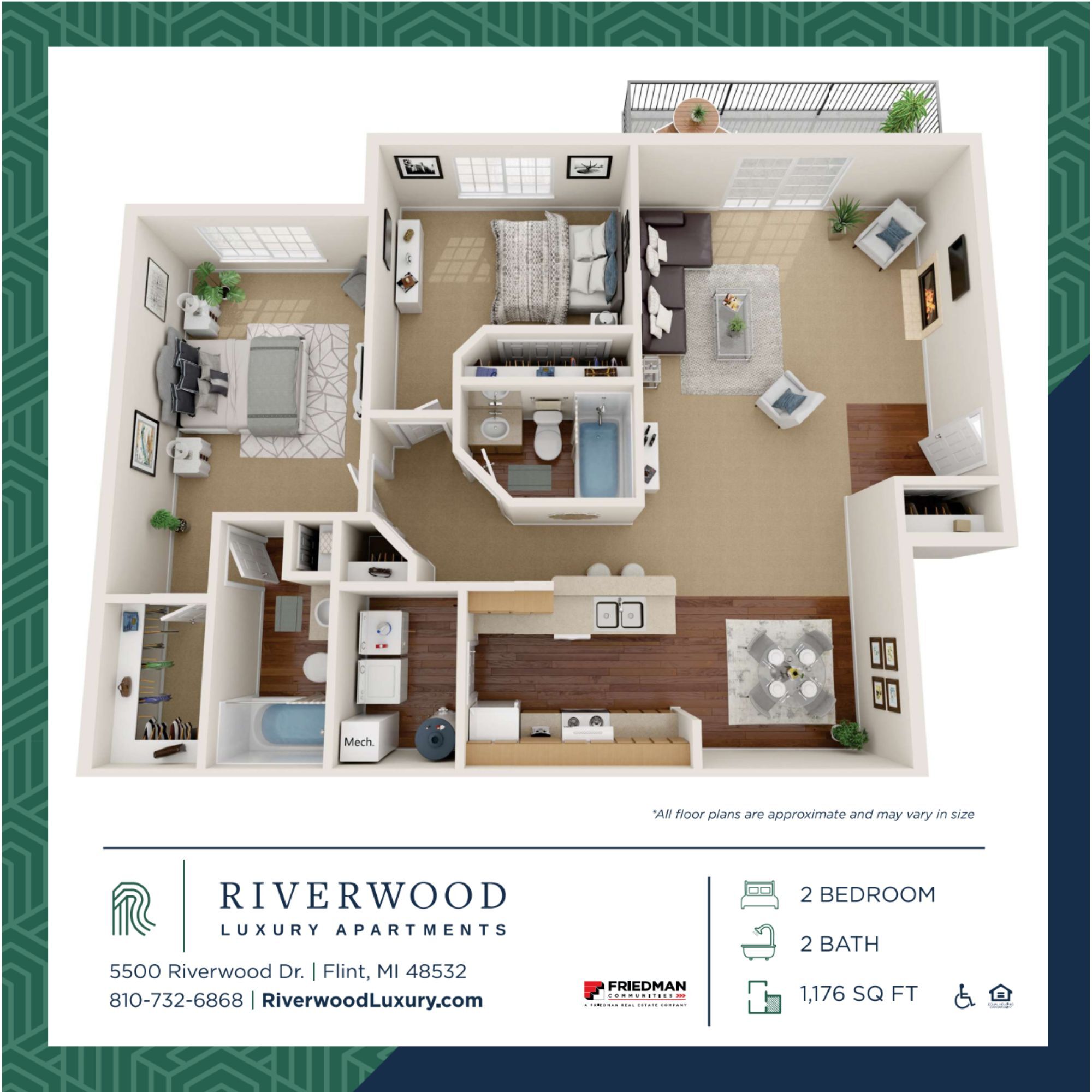 Riverwood Luxury Apartments 5500 Riverwood Dr Flint MI 48532 Apartment Finder