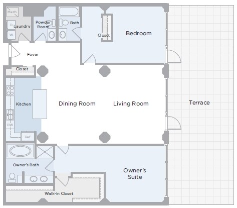 2BR/2.5BA - Silo Point