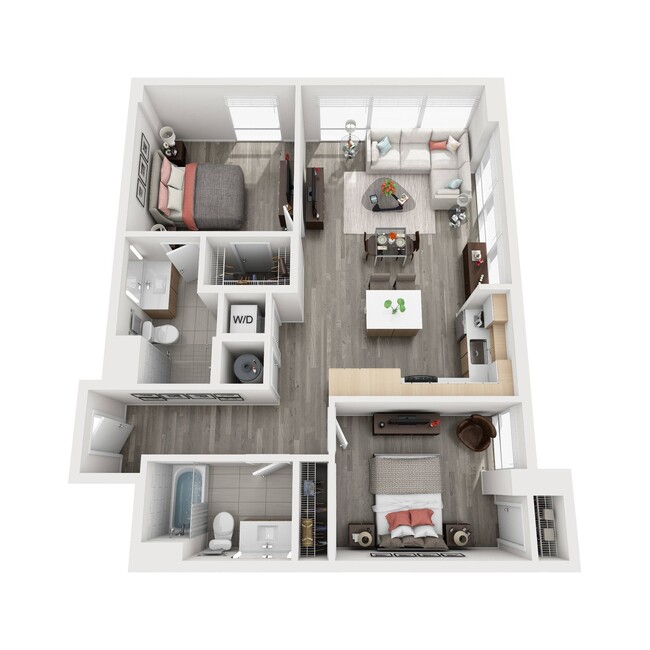 Motion at Dadeland B5 Floor Plan - Motion at Dadeland