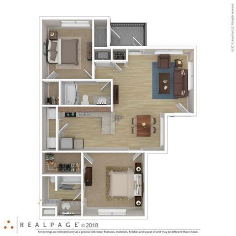 Floorplan - Las Villas De Leon Apartments