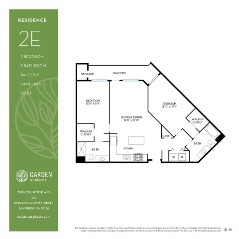 Floorplan - Garden at 3Roots