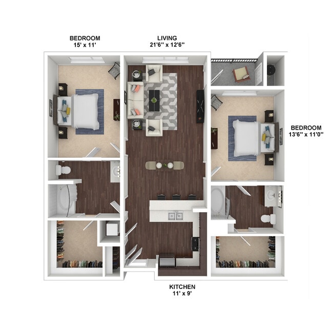 Floorplan - sunset + vine