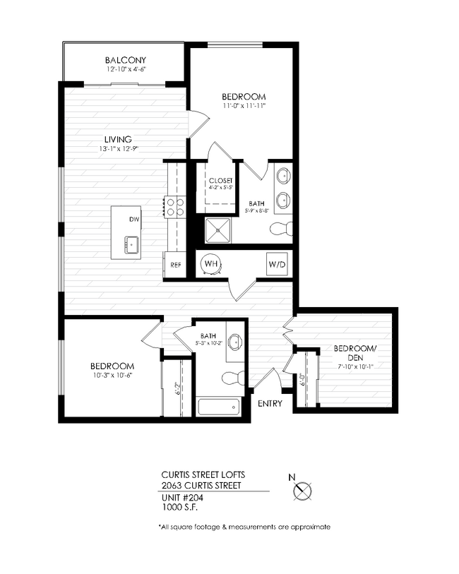 Floorplan - Curtis Street Lofts