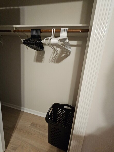 Primary double door closet - 419 Rams Rd