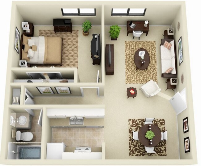 Floorplan - Gaslight Apartments