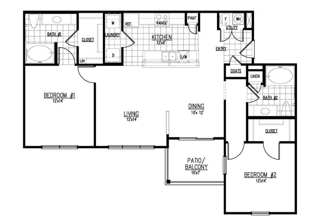 Floorplan - Maple Knoll Apartments