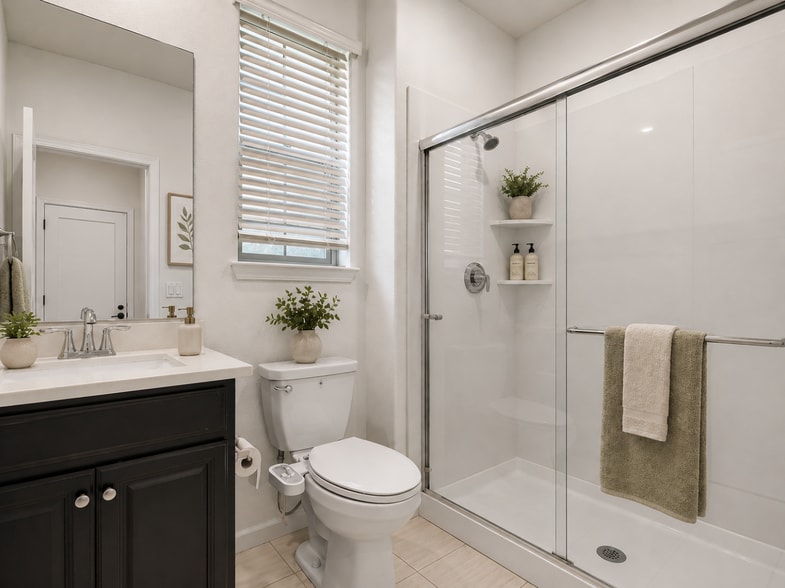 downstairs bathroom - 7514 Clear Lake Aly