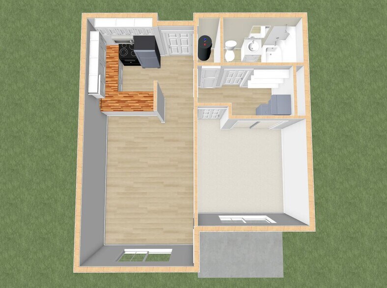 Condo after Renovation - Concept Drawing - 1910 W Casino Rd