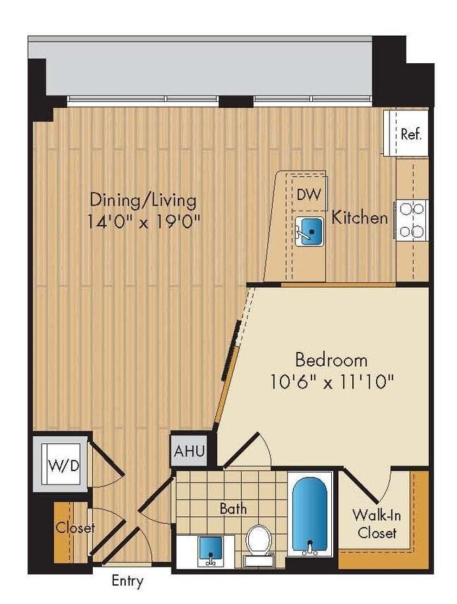 Floorplan - Flats 130 at Constitution Square