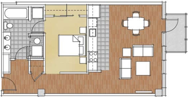 1BR/1BA - e5w Building