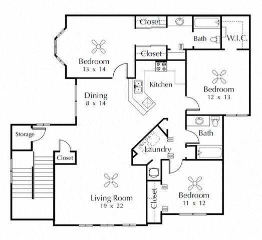 Floorplan - Osprey Links at Hunter's Creek