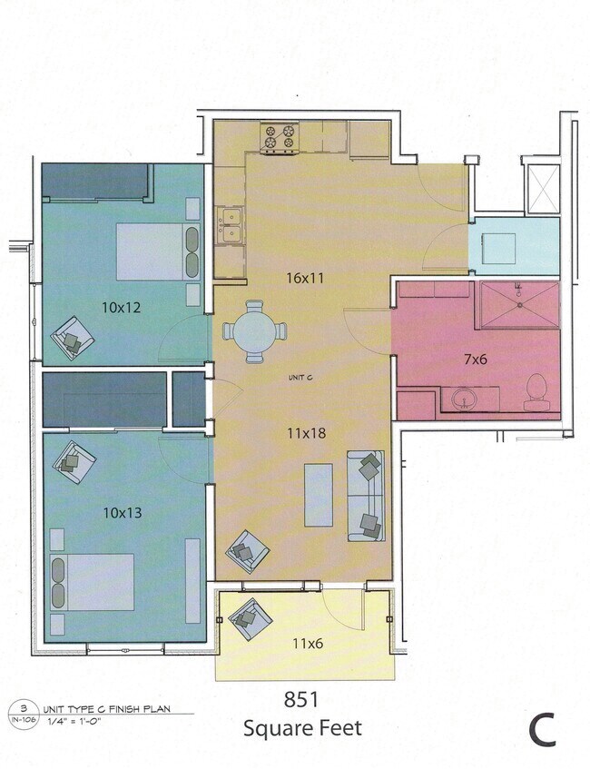 Floorplan - Josephine Commons