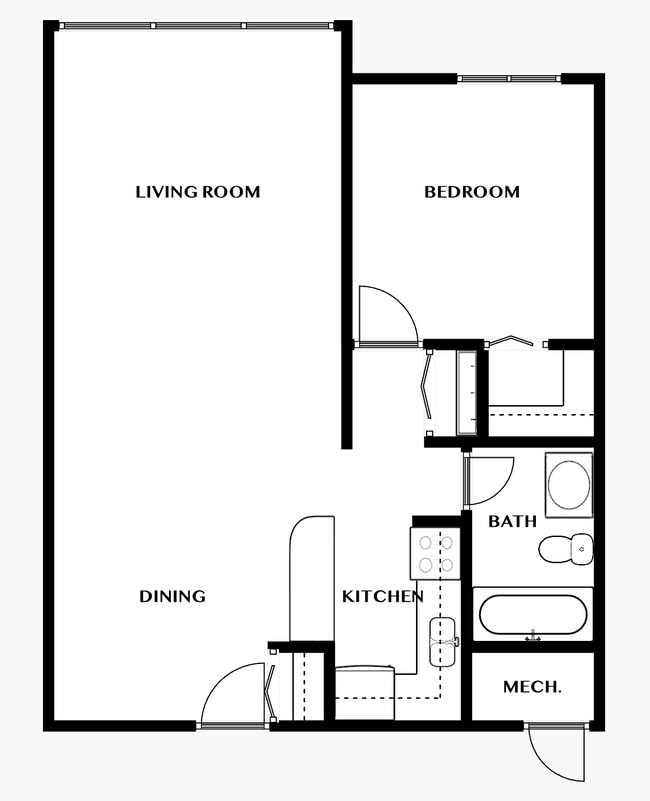 Floorplan - Quail Ridge Apartments