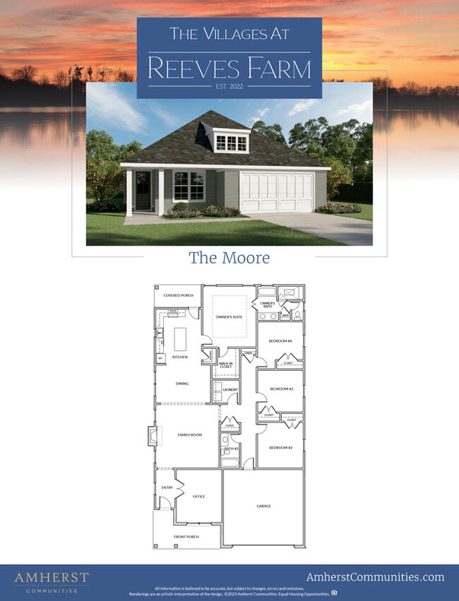 Floorplan - Villages at Reeves Farm