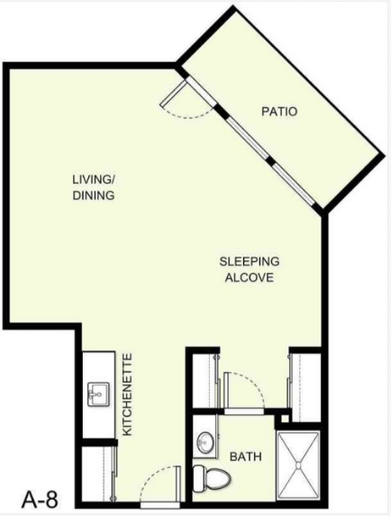 Floorplan - Asher Point Independent Living of Texarkana