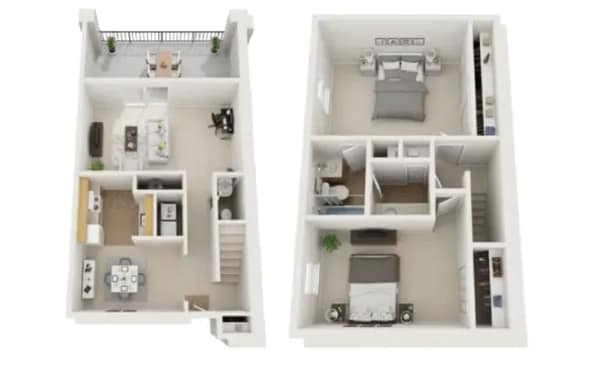 Floorplan - Mountain Place Apartments