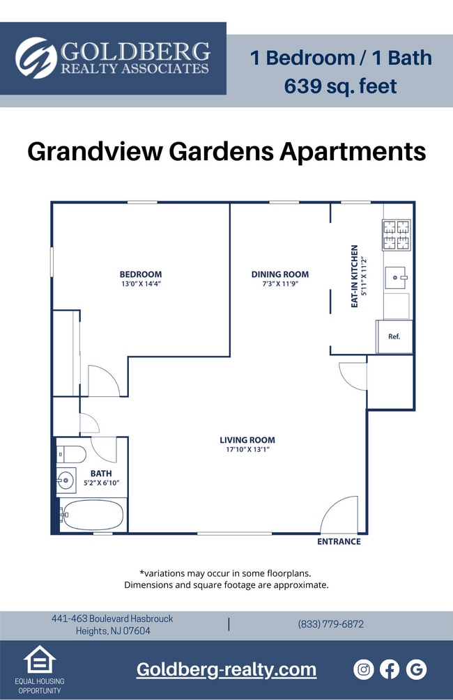 Floorplan - Grandview Gardens Apartments