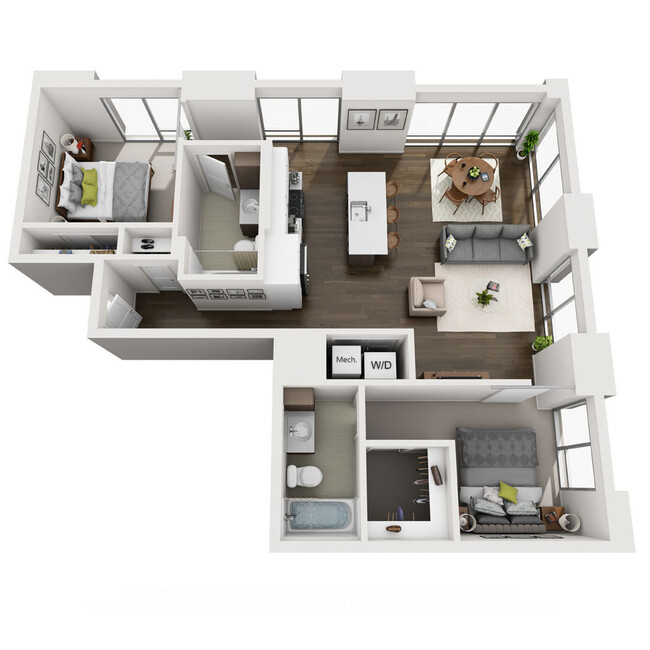 The Dianne - 2x2 C - 2 Beds - 2 Baths - 1084 Sq. ft. - Dianne