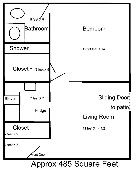 1BR/1BA - Crow River Villa Apartments