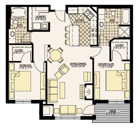 Floorplan - Westmarke Condominiums