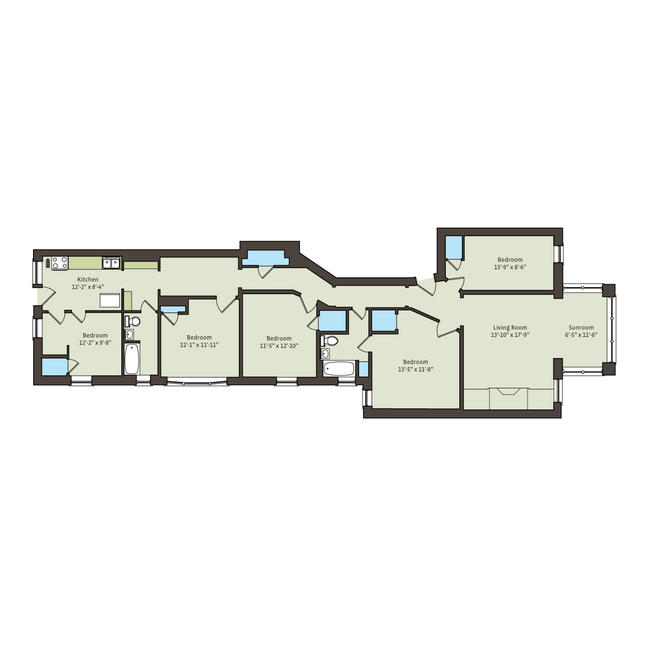 Floorplan - 5335-5337 S. Woodlawn Avenue