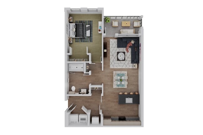 Floorplan - The Garrison Luxury Apartments
