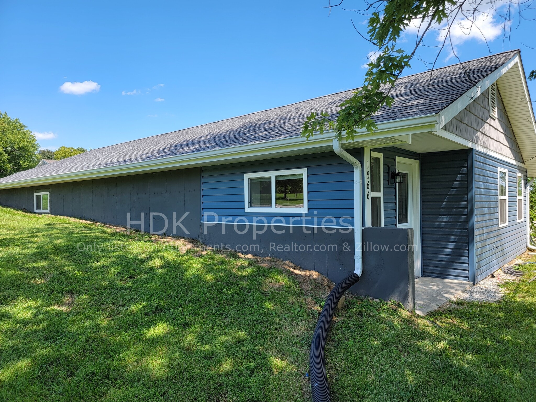 Exterior facing road - 1566 Sugar Grove Rd