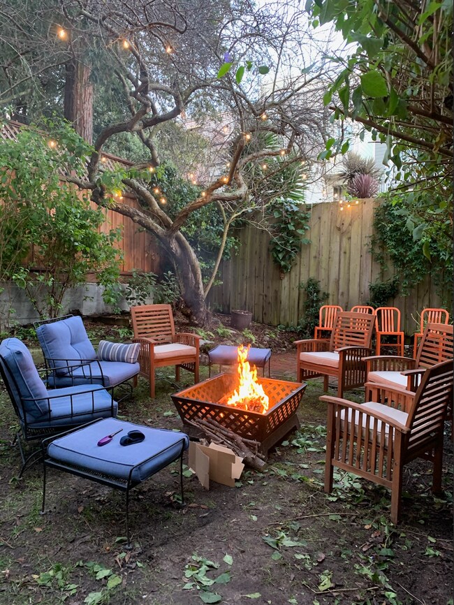 Outdoor patio/lawn area is private and great for entertaining - 37 Alma St