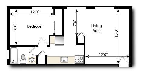 Floorplan - Berkshire Apartments