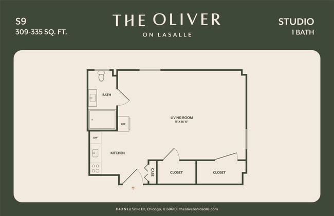 Floorplan - The Oliver on LaSalle