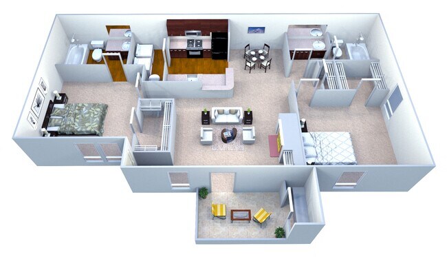 Floorplan - Orchard Mill Apartments