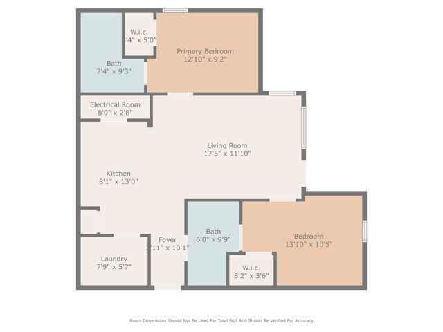 2 Bedroom w Measurements - Independence Place Prince George