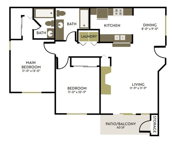 Floorplan - Artesia Apartments