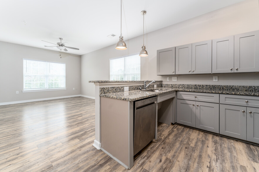 Kitchen & Living Room - Stella's Place Apartments