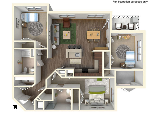 Floorplan - Riverwoods at Tollgate