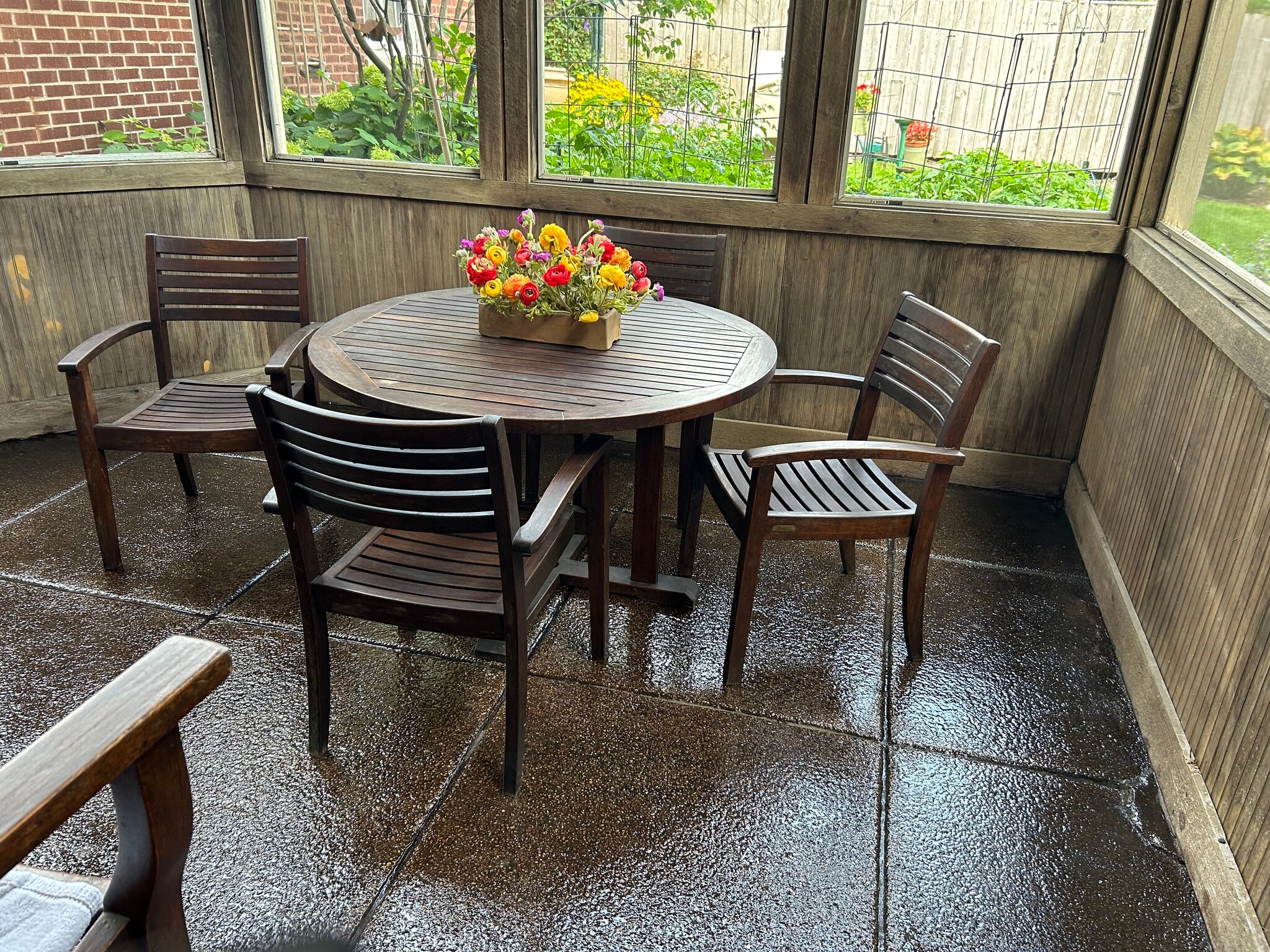 Sceened-In Back porch - 220 W Harris Ave