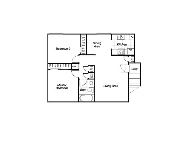 2BR/1BA - Westchester Park Apartments