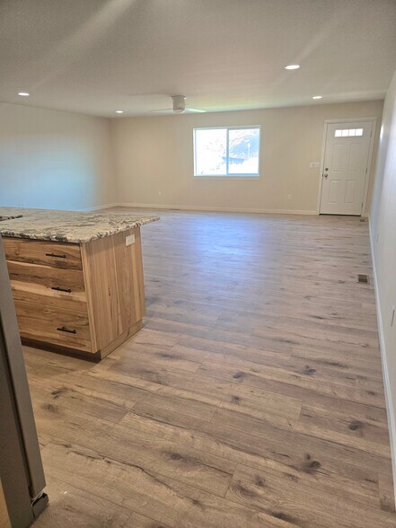View of Front Door from Kitchen. - 1408 Edington Ave