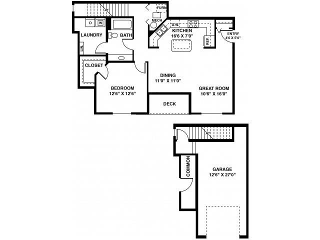 Floorplan - Raspberry Woods Townhomes