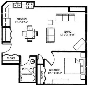 Floorplan - Hoff Mall and Hoff Apartments