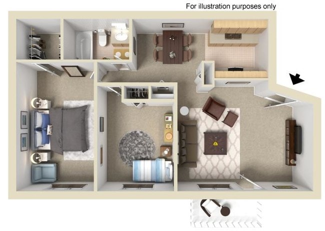 Floorplan - Walbridge Apartments