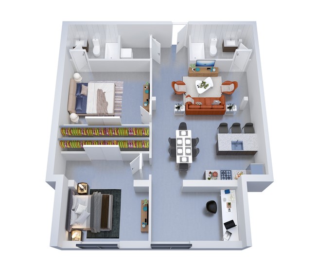 Floorplan - Peanut Factory Flats