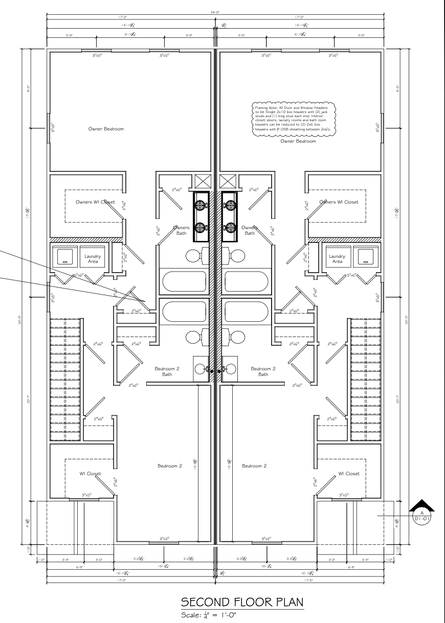 Upper level - Both Units - 212 E Morelia Ave