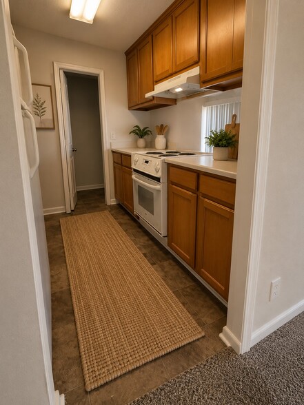 Ai Furnished Kitchen - Castlewood Apartments